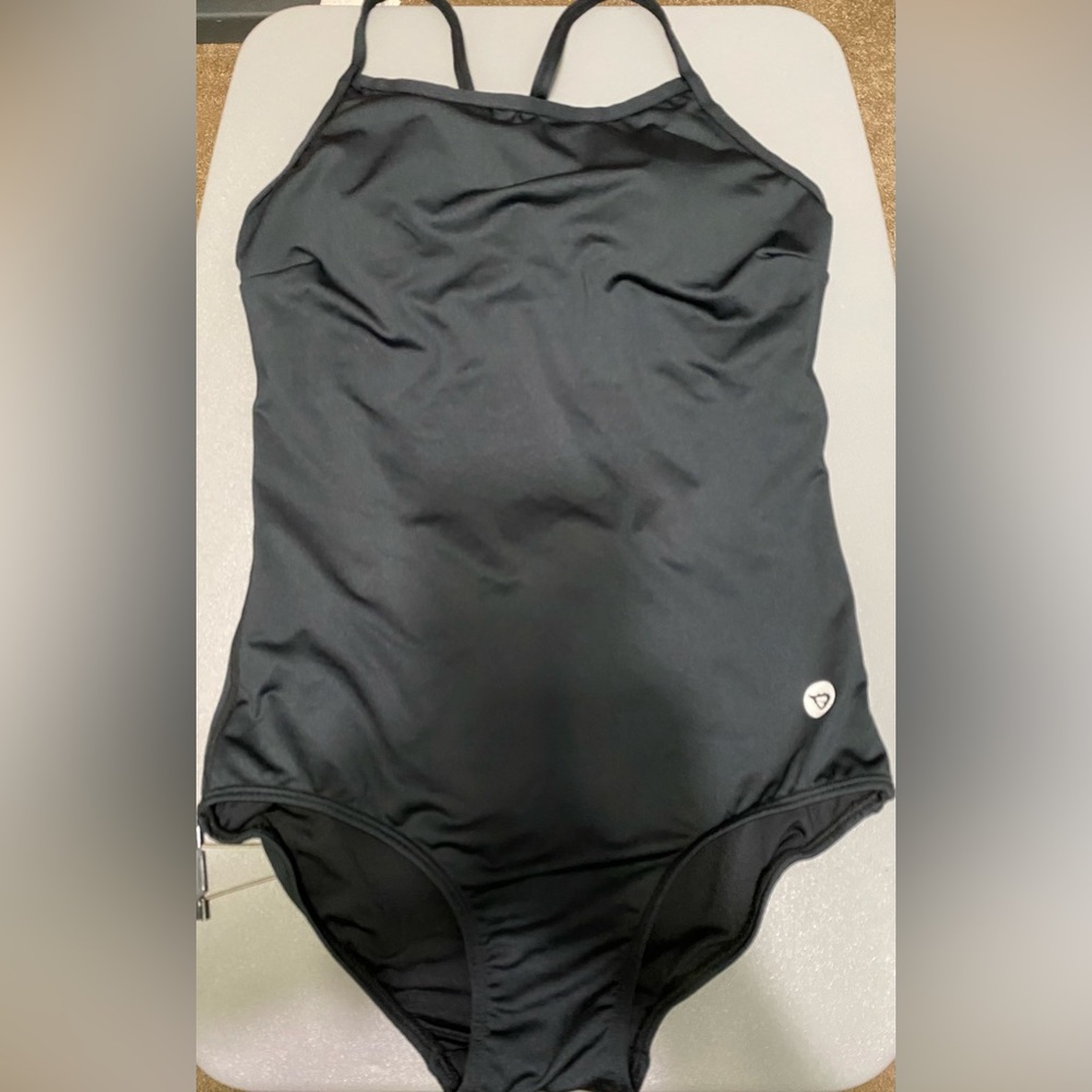 NWT Baleaf Black One-Piece Swimsuit Size 36 Medium